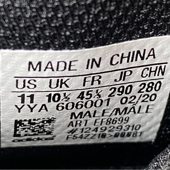 Adidas Freak Carbon 20 Football Cleats White Silver Black EF8699 Men’s Size 11 - Picture 9 of 9